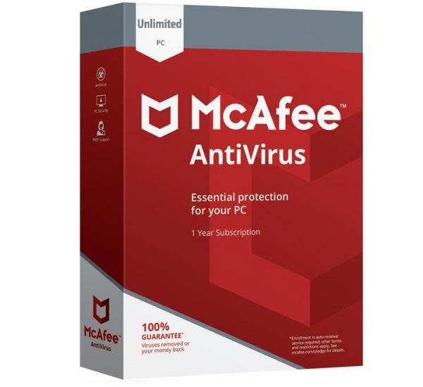 McAfee Antivirus 2020 (Gezin / 10 apparaten)